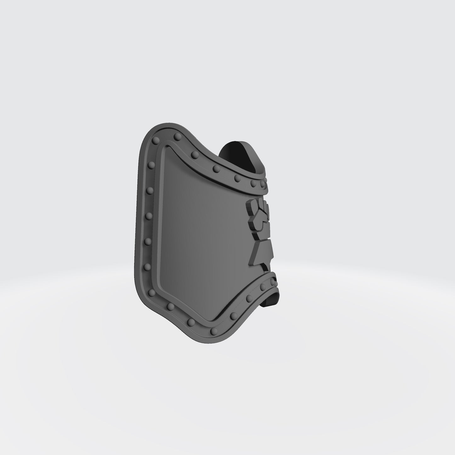 Monarchs Fist Warrior Order Shin Guard with Rivets compatible with McFarlane Toys 7-inch 1:12 scale armored action figures custom resin replacement armor