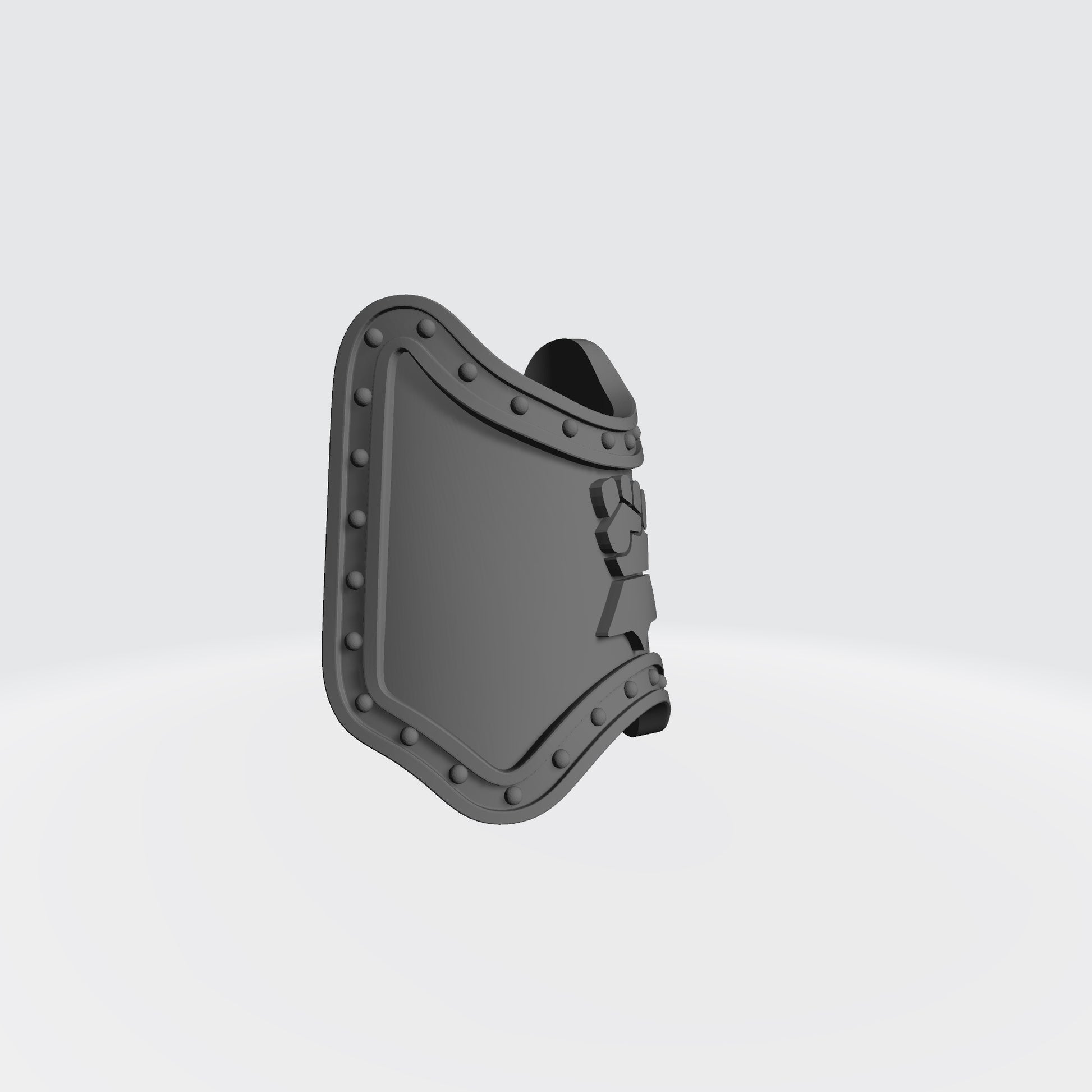 Monarchs Fist Warrior Order Shin Guard with Rivets compatible with McFarlane Toys 7-inch 1:12 scale armored action figures custom resin replacement armor