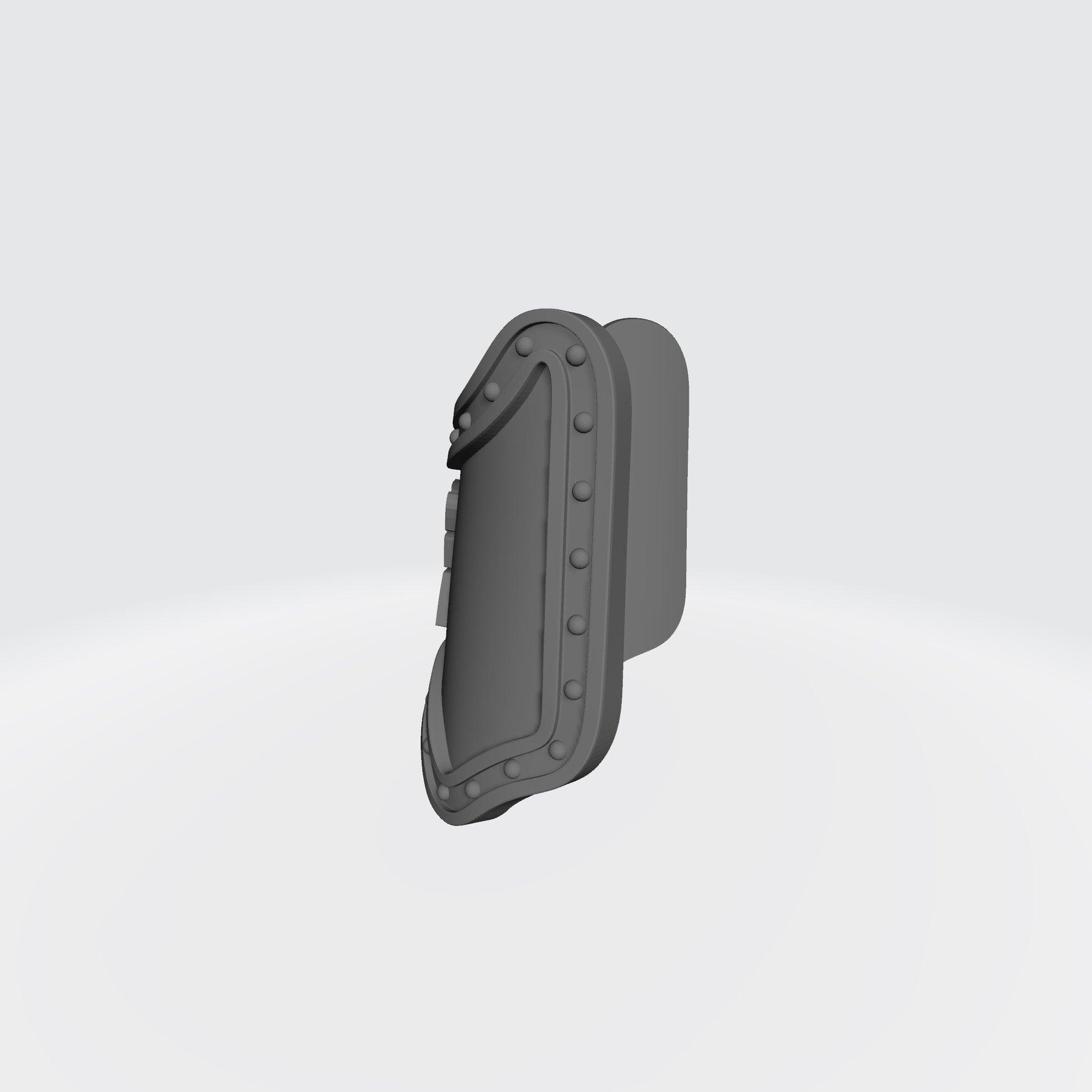 Monarchs Fist Warrior Order Shin Guard with Rivets compatible with McFarlane Toys 7-inch 1:12 scale armored action figures custom resin replacement armor