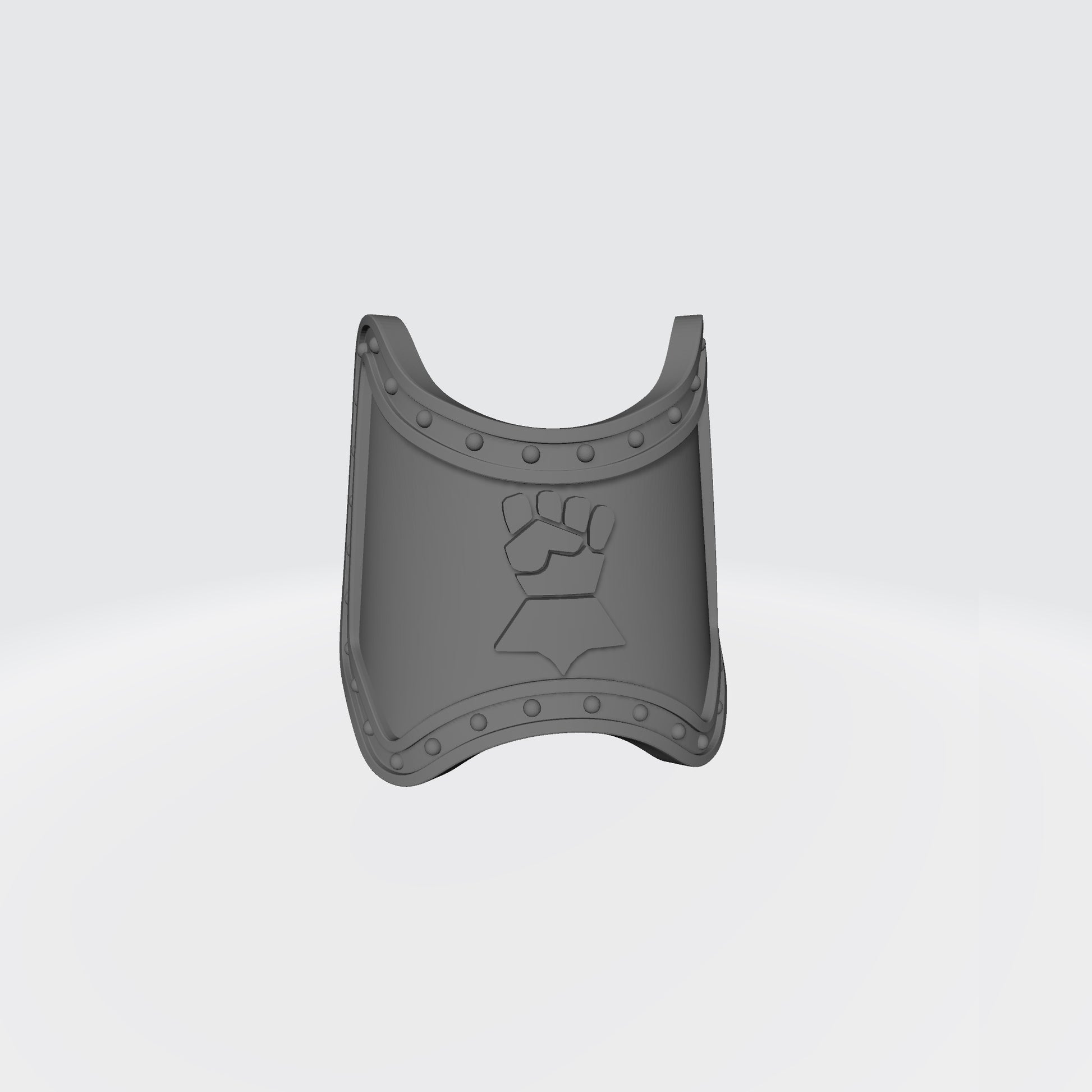 Monarchs Fist Warrior Order Shin Guard with Rivets compatible with McFarlane Toys 7-inch 1:12 scale armored action figures custom resin replacement armor