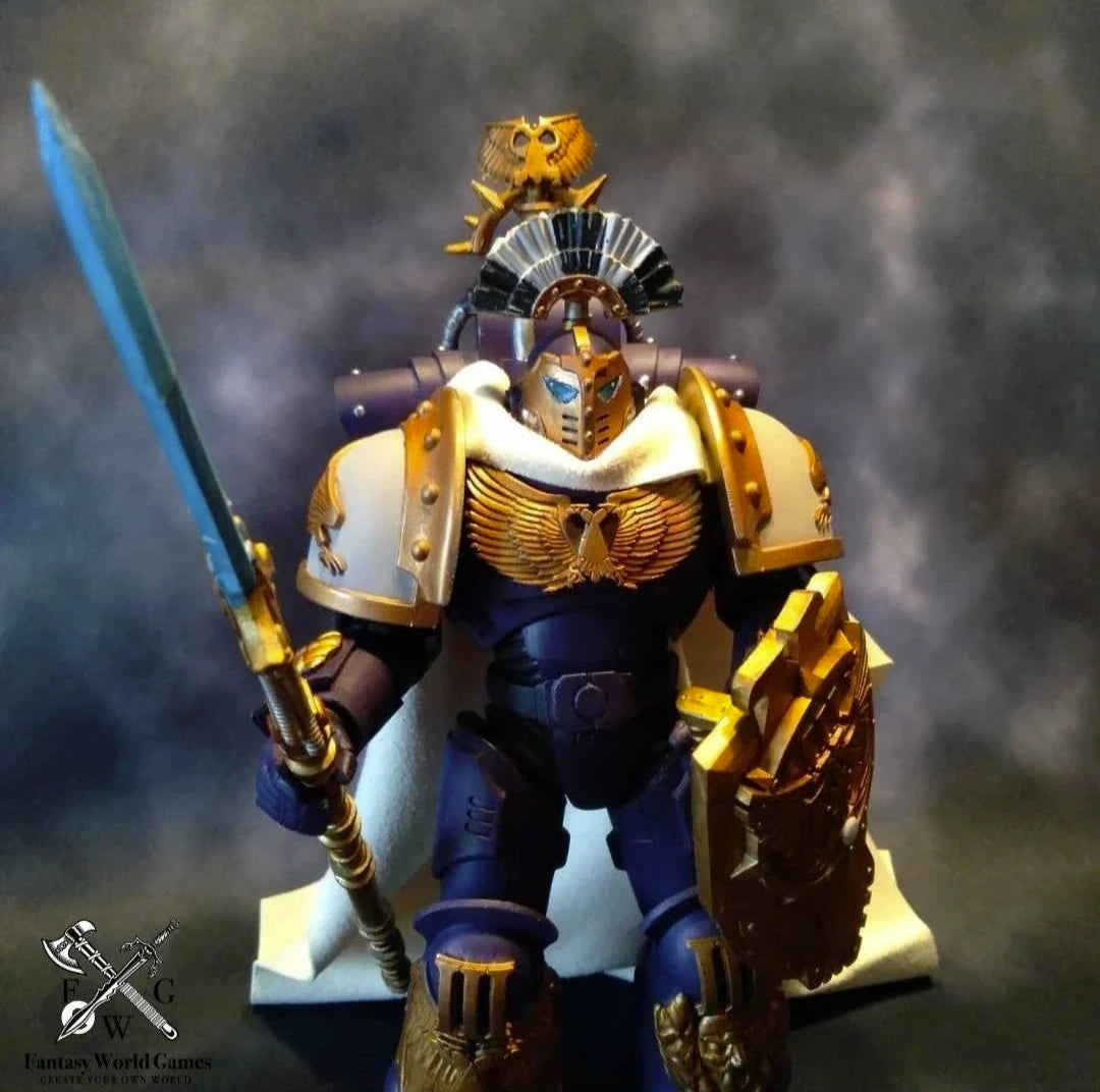 Emperors Children Legion Dueling Shield compatible with McFarlane Toys Space Marine Action Figures