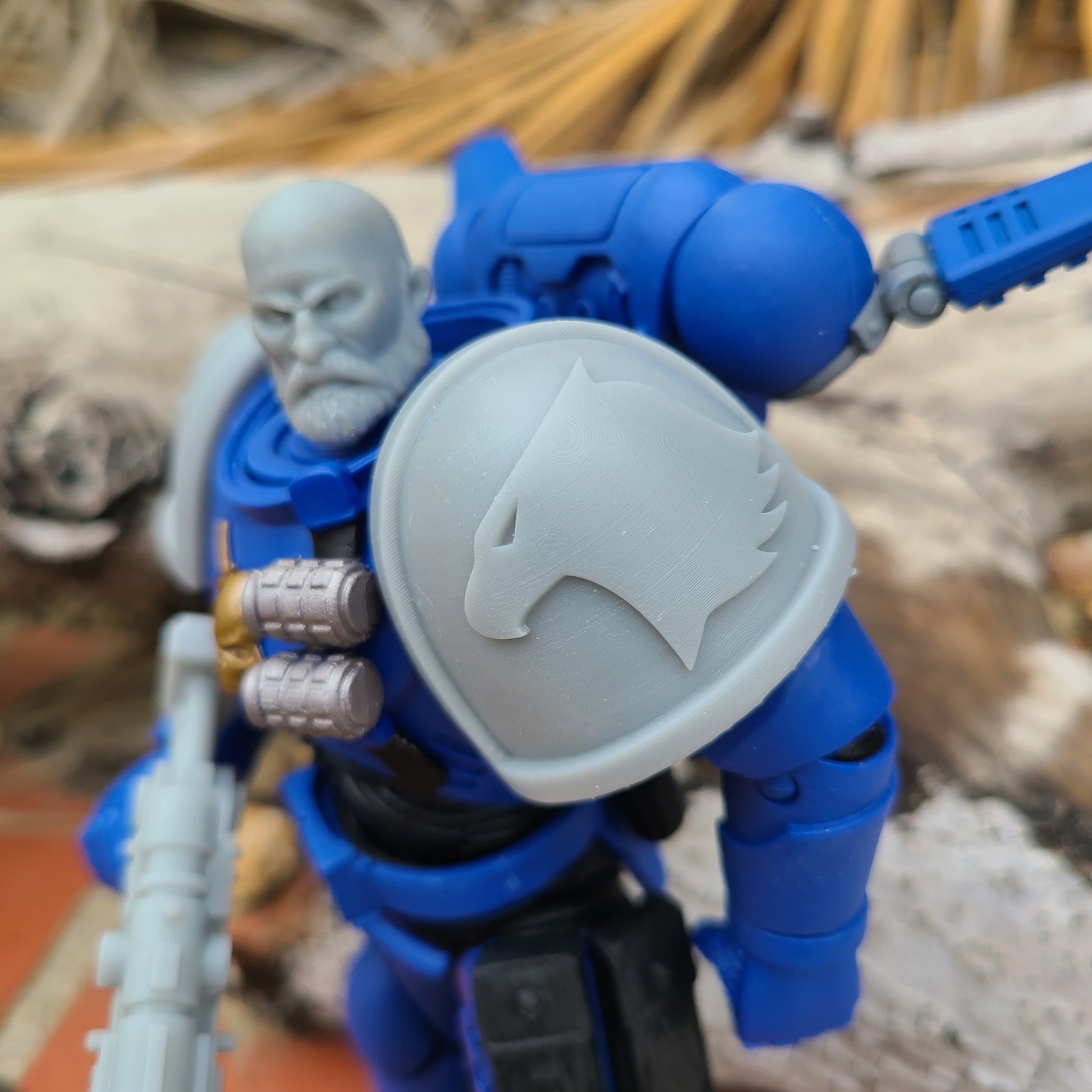 Raptors MKIV Shoulder Pad Compatible with McFarlane Toys Space Marines