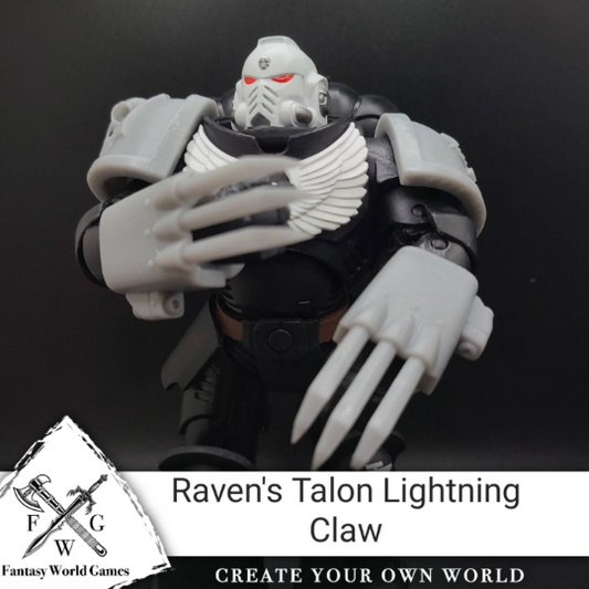 Raven Legion Pair of Ravens Talons Master Crafted Lightning Claws for McFarlane Toys Space Marines