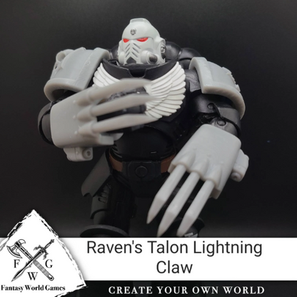 Raven Legion Chapter Master Black Bird Upgrade Kit for McFarlane Toys Grimdark Marine Action Figures