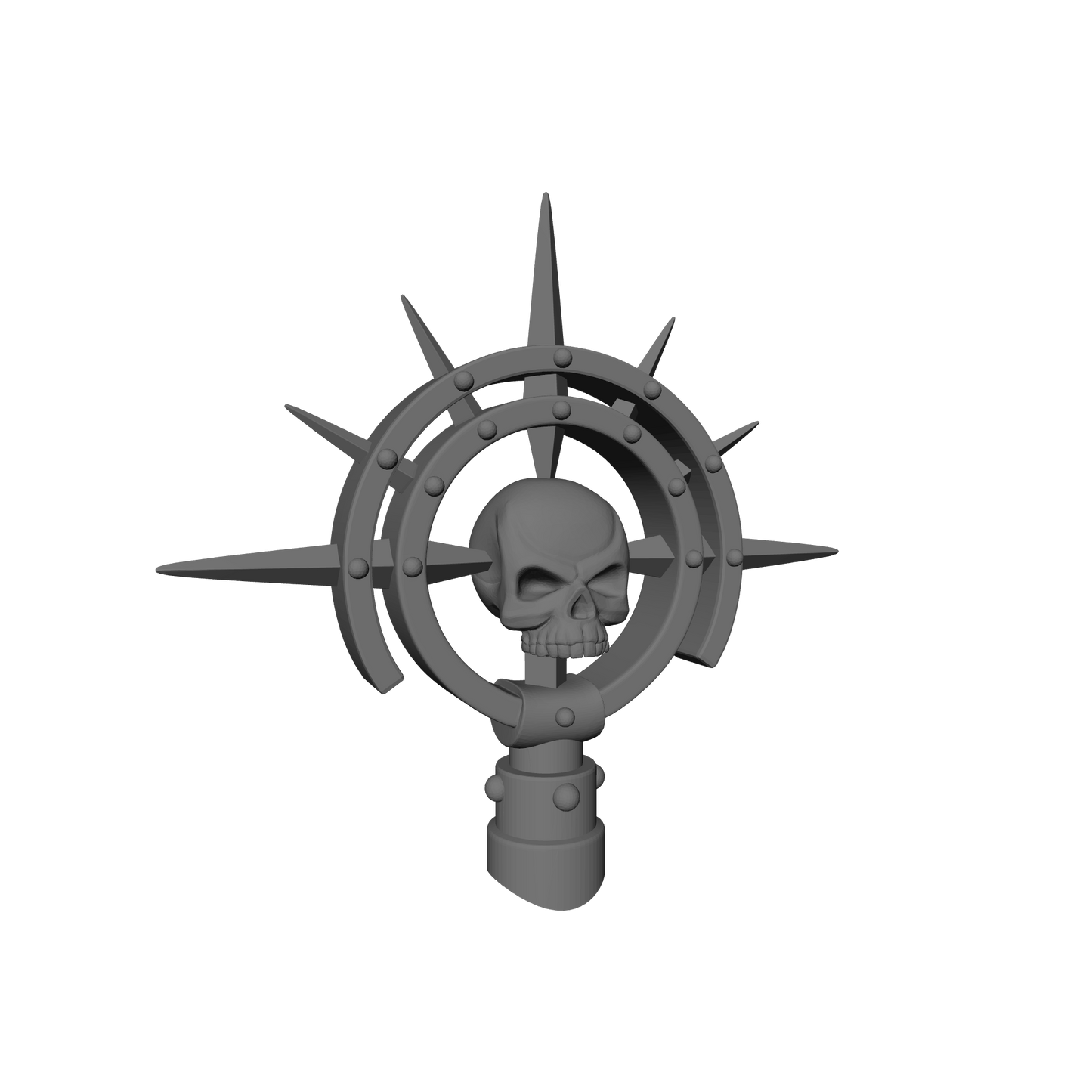 Backpack Iron Halo with Skull for McFarlane Toys Space Marine Action Figures Accessories