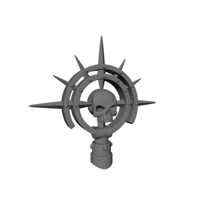 Backpack Iron Halo with Skull for McFarlane Toys Space Marine Action Figures Accessories
