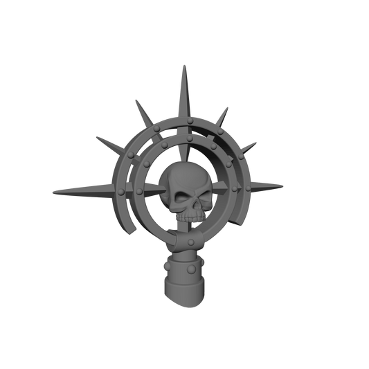 Backpack Iron Halo with Skull for McFarlane Toys Space Marine Action Figures Accessories