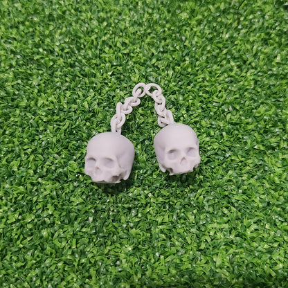 Custom Skulls with Chain for McFarlane Toys Grimdark Marine 1:12th Scale Action Figures