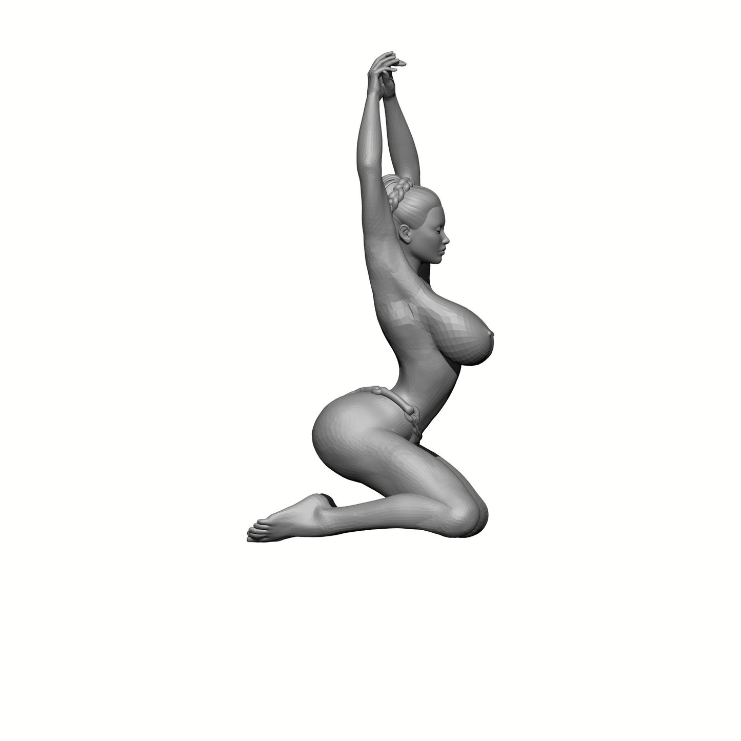 Human Female Captive Sorceress Topless in Thong Bikini - 32mm or 54mm Scale Miniatures