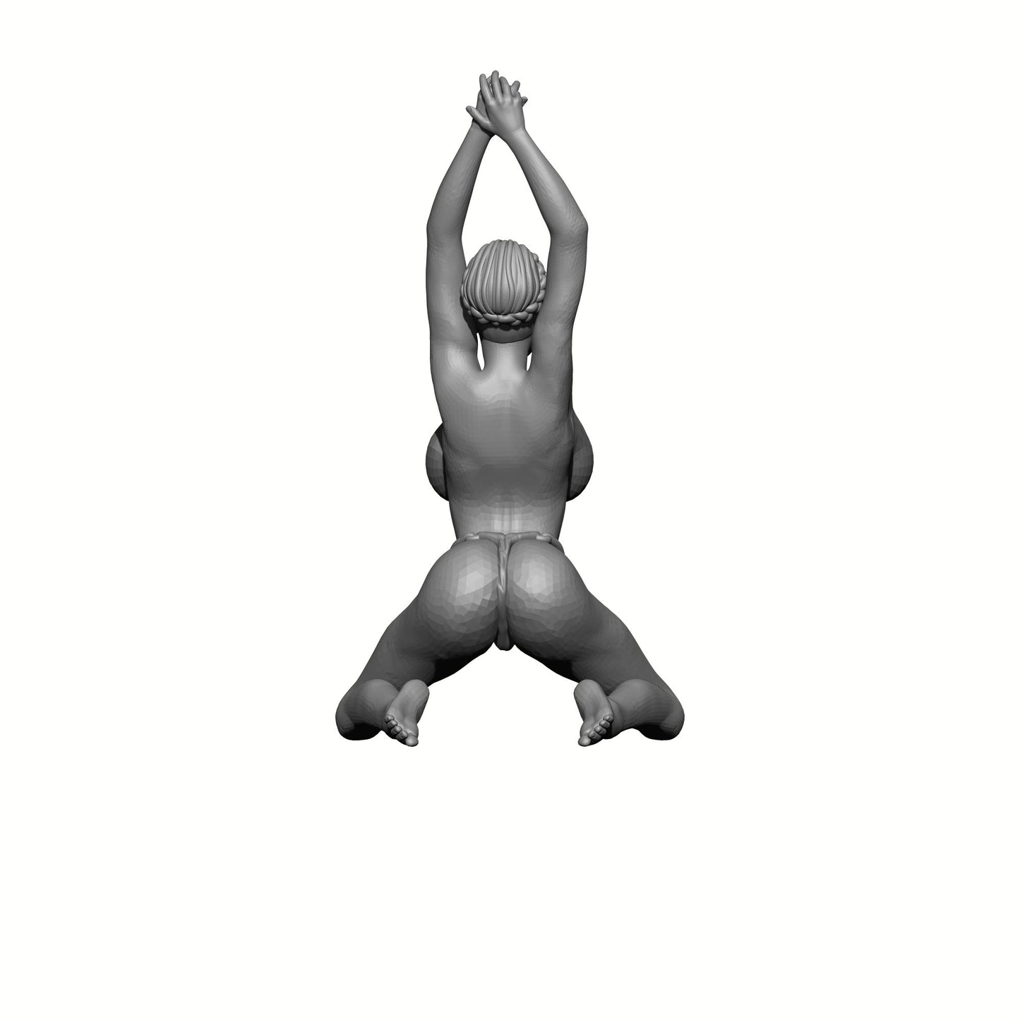 Human Female Captive Sorceress Topless in Thong Bikini - 32mm or 54mm Scale Miniatures