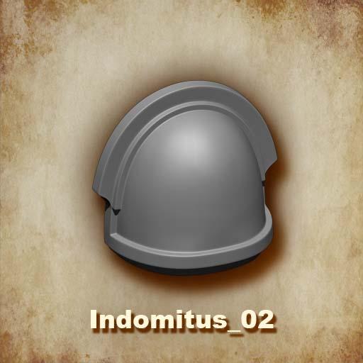 Custom Designed Indomitus Shoulder Pads for McFarlane Toys Space Marines compatible with 1:12 Scale Action Figures Custom Pauldron Parts