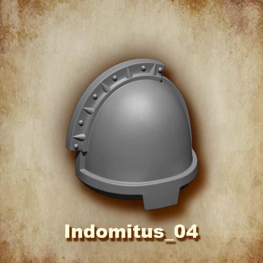 Custom Designed Indomitus Shoulder Pads for McFarlane Toys Space Marines compatible with 1:12 Scale Action Figures Custom Pauldron Parts