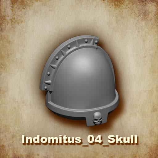 Custom Designed Indomitus Shoulder Pads for McFarlane Toys Space Marines compatible with 1:12 Scale Action Figures Custom Pauldron Parts