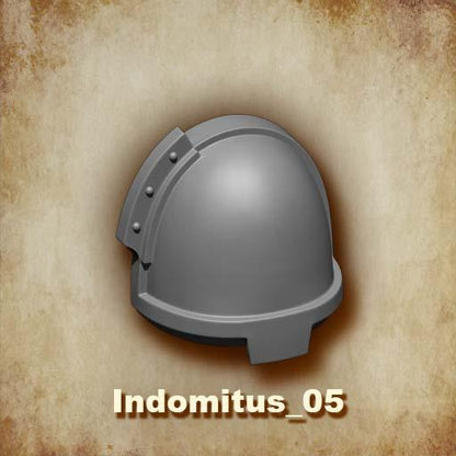 Custom Designed Indomitus Shoulder Pads for McFarlane Toys Space Marines compatible with 1:12 Scale Action Figures Custom Pauldron Parts