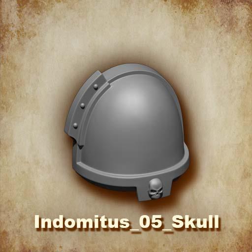 Custom Designed Indomitus Shoulder Pads for McFarlane Toys Space Marines compatible with 1:12 Scale Action Figures Custom Pauldron Parts