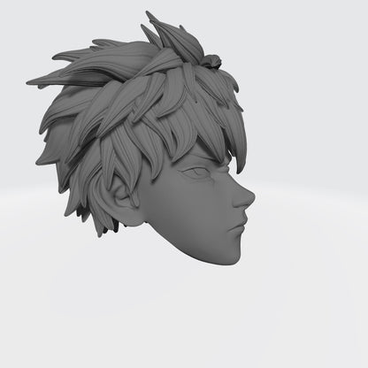 Sung Jin-woo Solo Leveling Inspired Head Swap for 6-inch Scale S.H.Figuarts Action Figures
