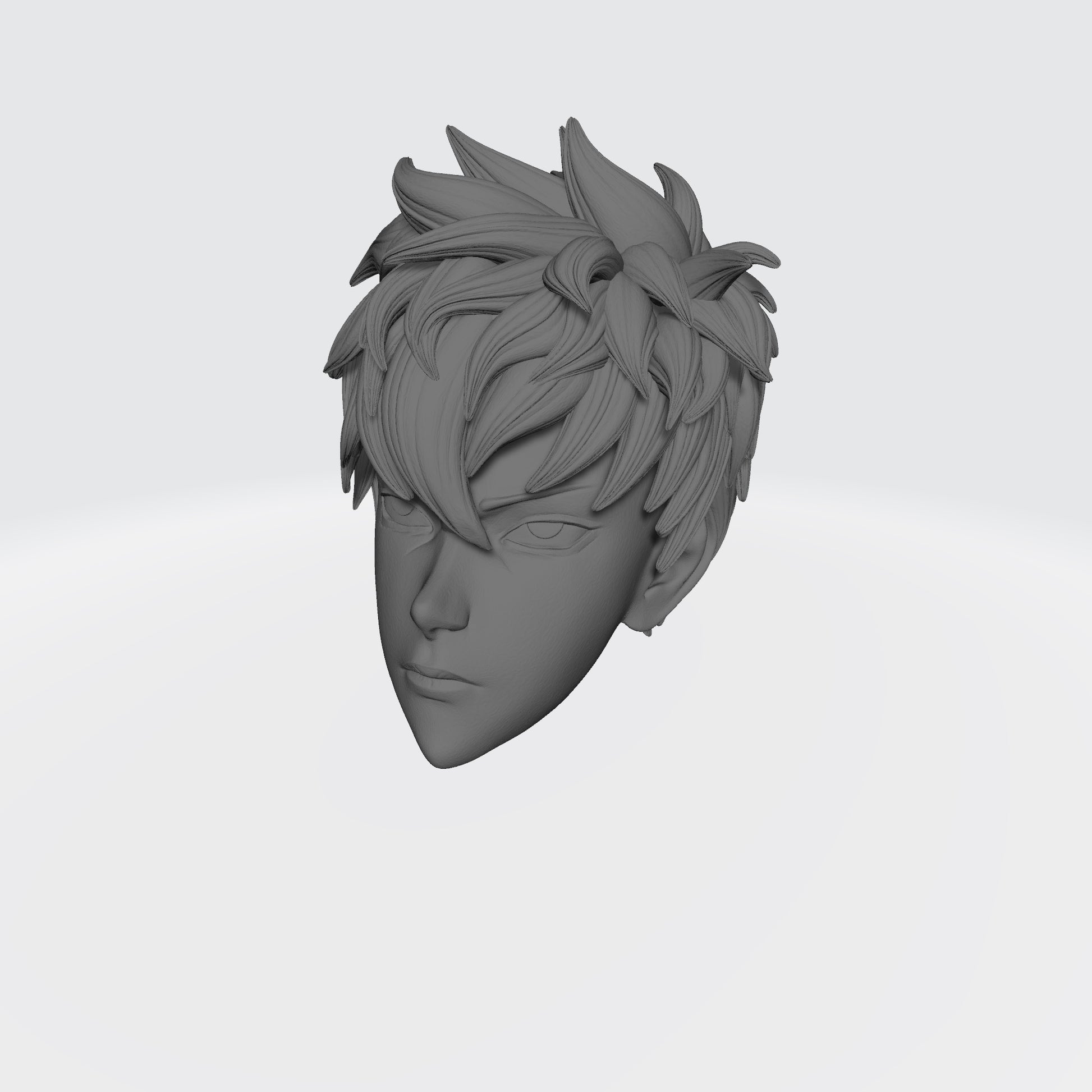Sung Jin-woo Solo Leveling Inspired Head Swap for 6-inch Scale S.H.Figuarts Action Figures