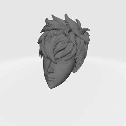 Sung Jin-woo Solo Leveling Inspired Head Swap for 6-inch Scale S.H.Figuarts Action Figures