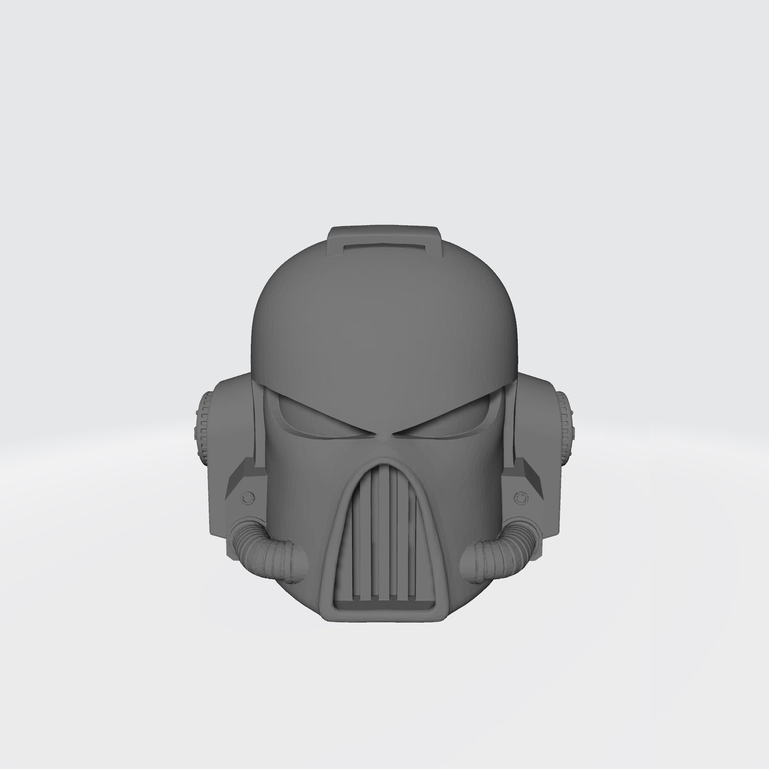 Space Marine Mark VII Helmet Plain Compatible McFarlane Toys 7" Action Figures