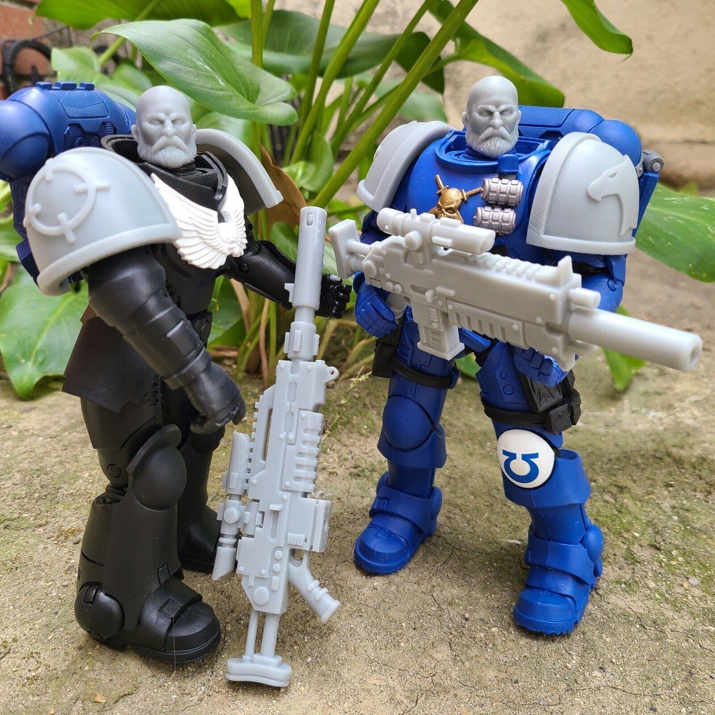 Space Marines with Stalker Pattern Sniper and Mark III Shrike Pattern Bolter Rifles