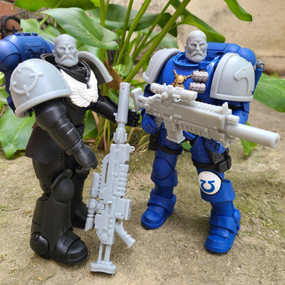 Space Marines with Stalker Pattern Sniper and Mark III Shrike Pattern Bolter Rifles