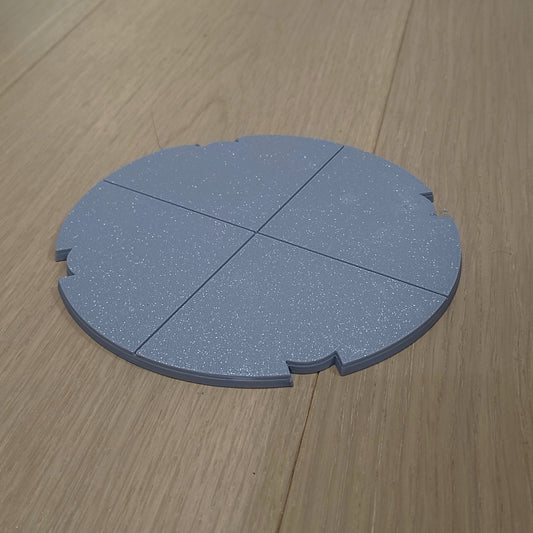 150mm Circular Notched Tank HD Flight Stand compatible with Star Wars Legion round bases