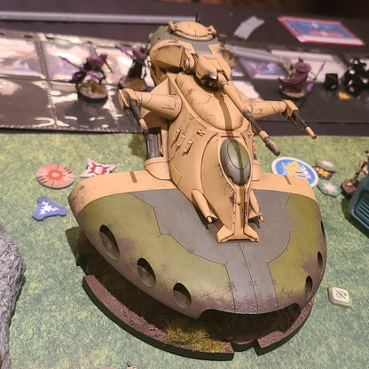 150mm Circular Notched Tank HD Flight Stand Compatible with Star Wars: Legion