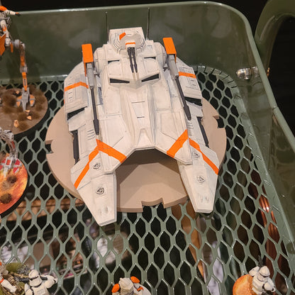 150mm Circular Notched Tank HD Flight Stand Compatible with Star Wars: Legion