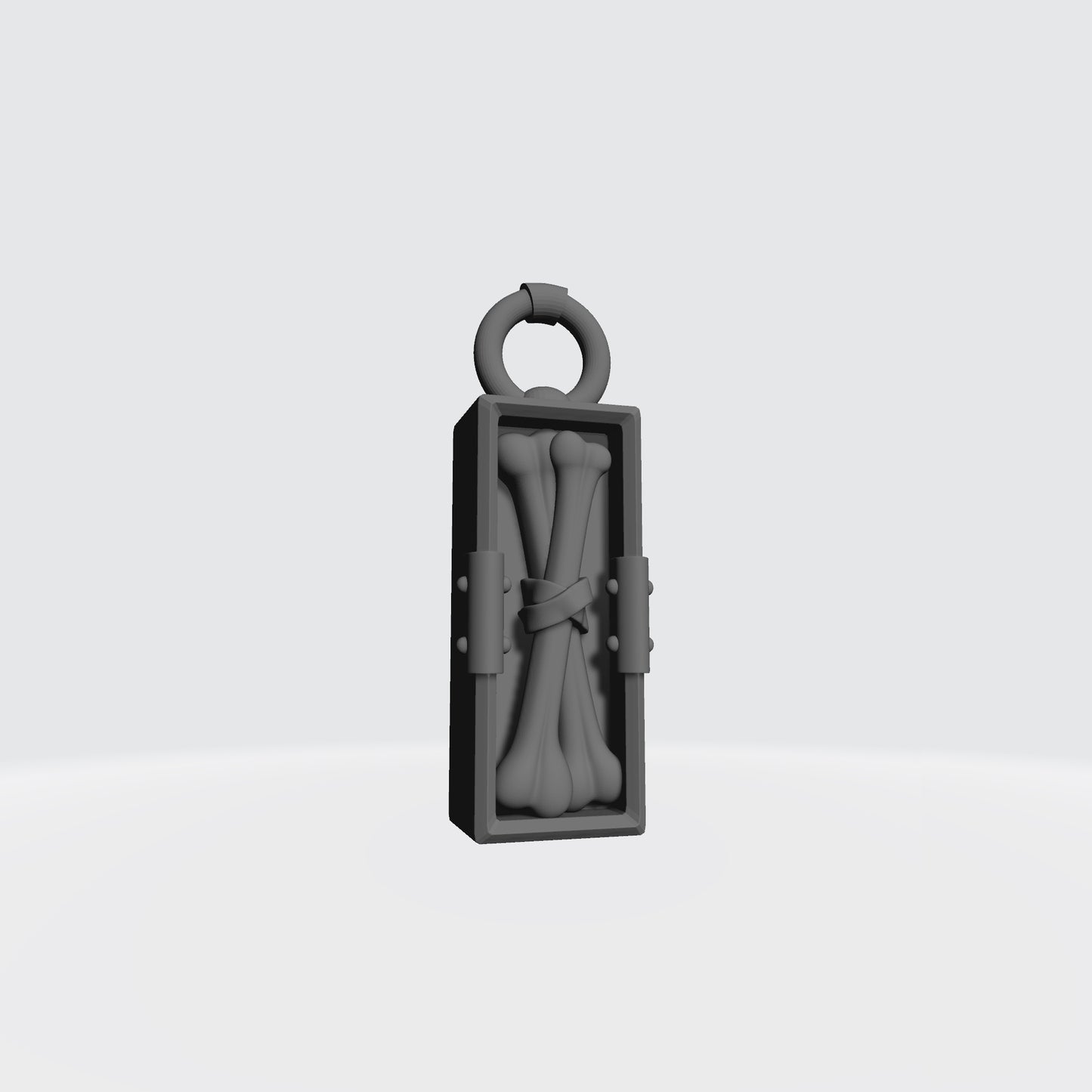Talisman Two Bones custom resin belt relic armor accessory compatible with McFarlane Toys 7-inch 1:12 scale armored action figures.