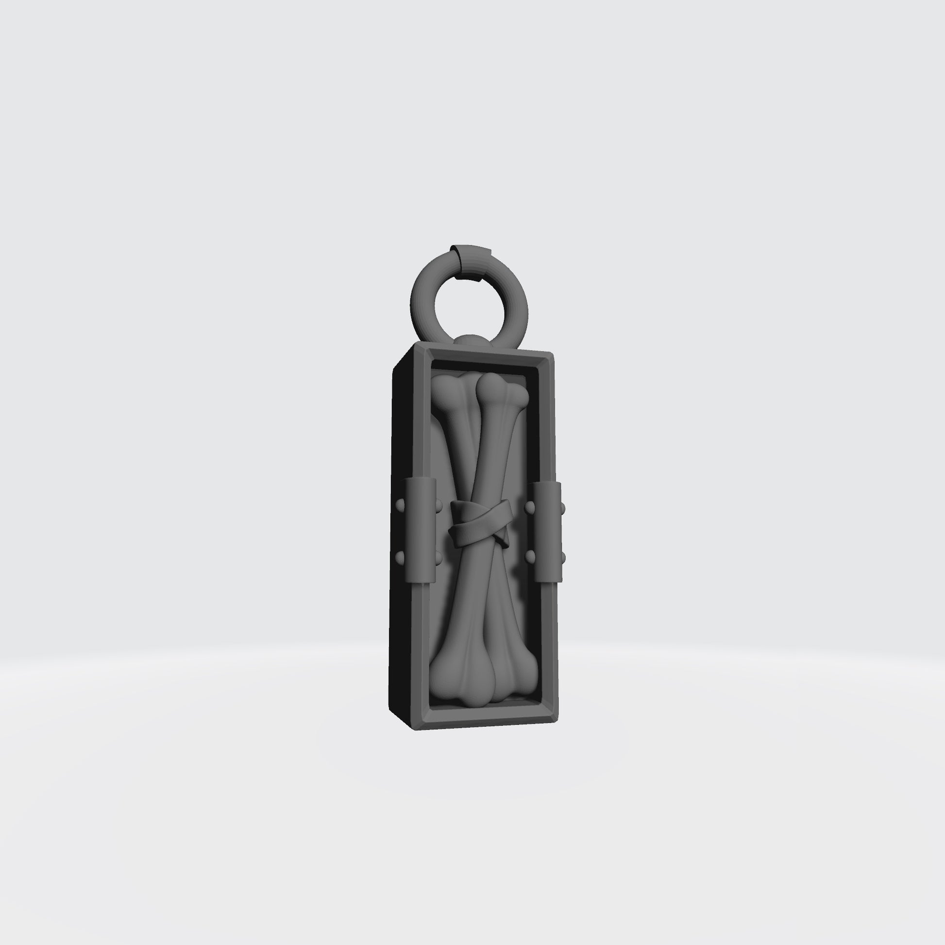 Talisman Two Bones custom resin belt relic armor accessory compatible with McFarlane Toys 7-inch 1:12 scale armored action figures.