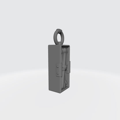 Talisman Two Bones custom resin belt relic armor accessory compatible with McFarlane Toys 7-inch 1:12 scale armored action figures.