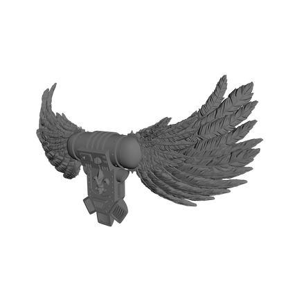 Sisters of Battle Jump Pack with Feathers for McFarlane Toys Soritas Action Figures Custom 1:12th Scale Parts