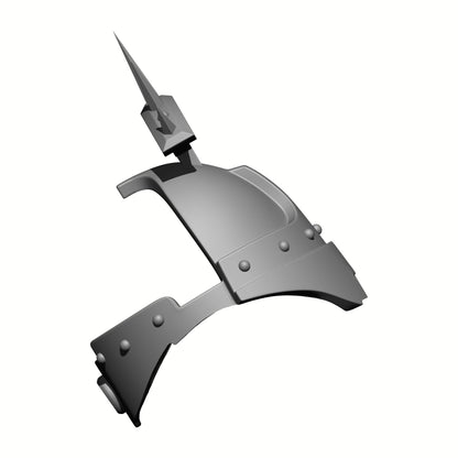 Veteran Captain Type 10 Armor Cowl V1 compatible with McFarlane Toys 7-inch 1:12 scale armored action figures custom resin armor part