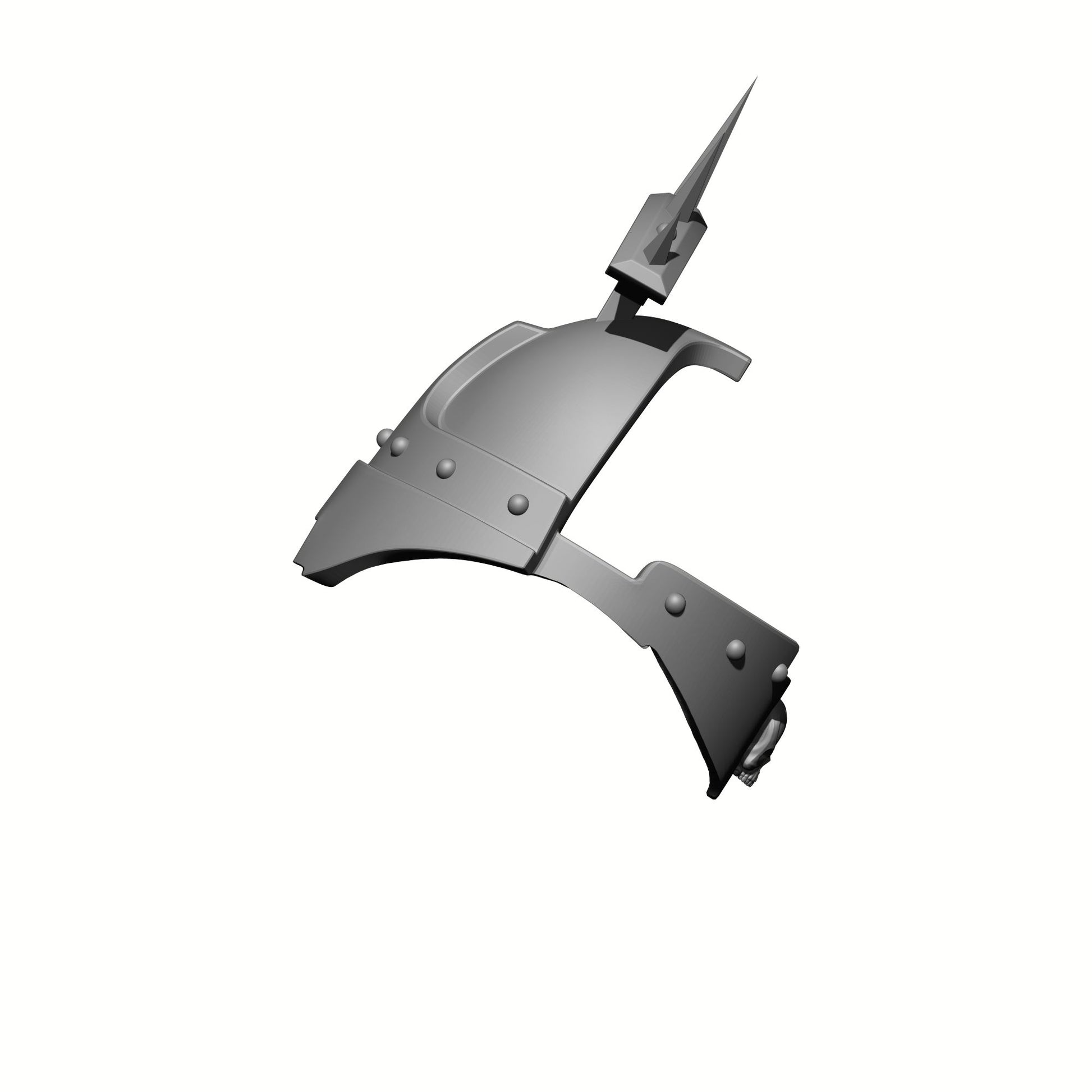 Veteran Captain Type 10 Armor Cowl V2 with skull detail compatible with McFarlane Toys 7-inch 1:12 scale armored action figures