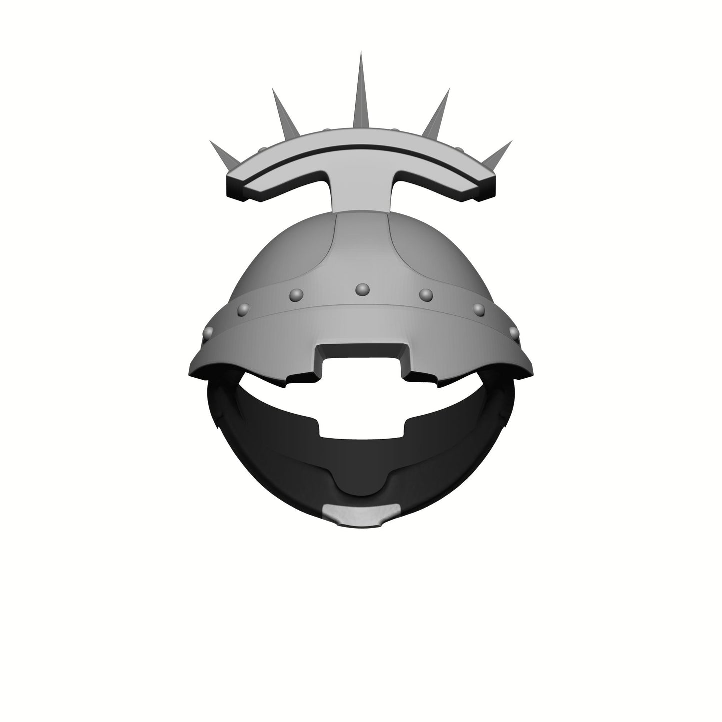 Veteran Captain Type 10 Armor Cowl V2 with skull detail compatible with McFarlane Toys 7-inch 1:12 scale armored action figures