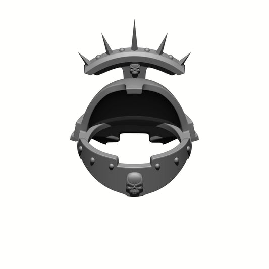 Veteran Captain Type 10 Armor Cowl V2 with skull detail compatible with McFarlane Toys 7-inch 1:12 scale armored action figures
