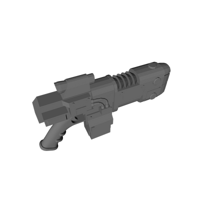Volksun Pistol Type 1 custom resin energy sidearm compatible with McFarlane Toys 7-inch 1:12 scale armored action figures.