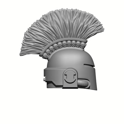 Warborn Type 7 Mohawk Skull Helmet compatible with McFarlane Toys 7-inch 1:12 scale armored action figures custom resin helmet