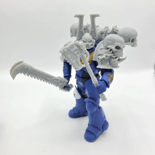 Backpack Large Skulls Compatible with McFarlane Toys Space Marine Action Figures