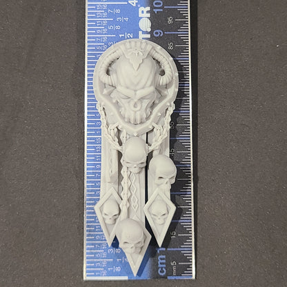 World Devourer Warrior Order Veteran Berzerker Loincloth custom resin armor accessory compatible with McFarlane Toys 7-inch armored action figures.
