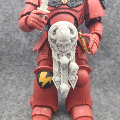 World Devourer Warrior Order Veteran Berzerker Loincloth custom resin armor accessory compatible with McFarlane Toys 7-inch armored action figures.