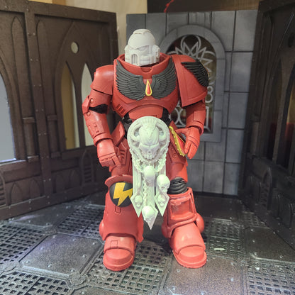 World Devourer Warrior Order Veteran Berzerker Loincloth custom resin armor accessory compatible with McFarlane Toys 7-inch armored action figures.