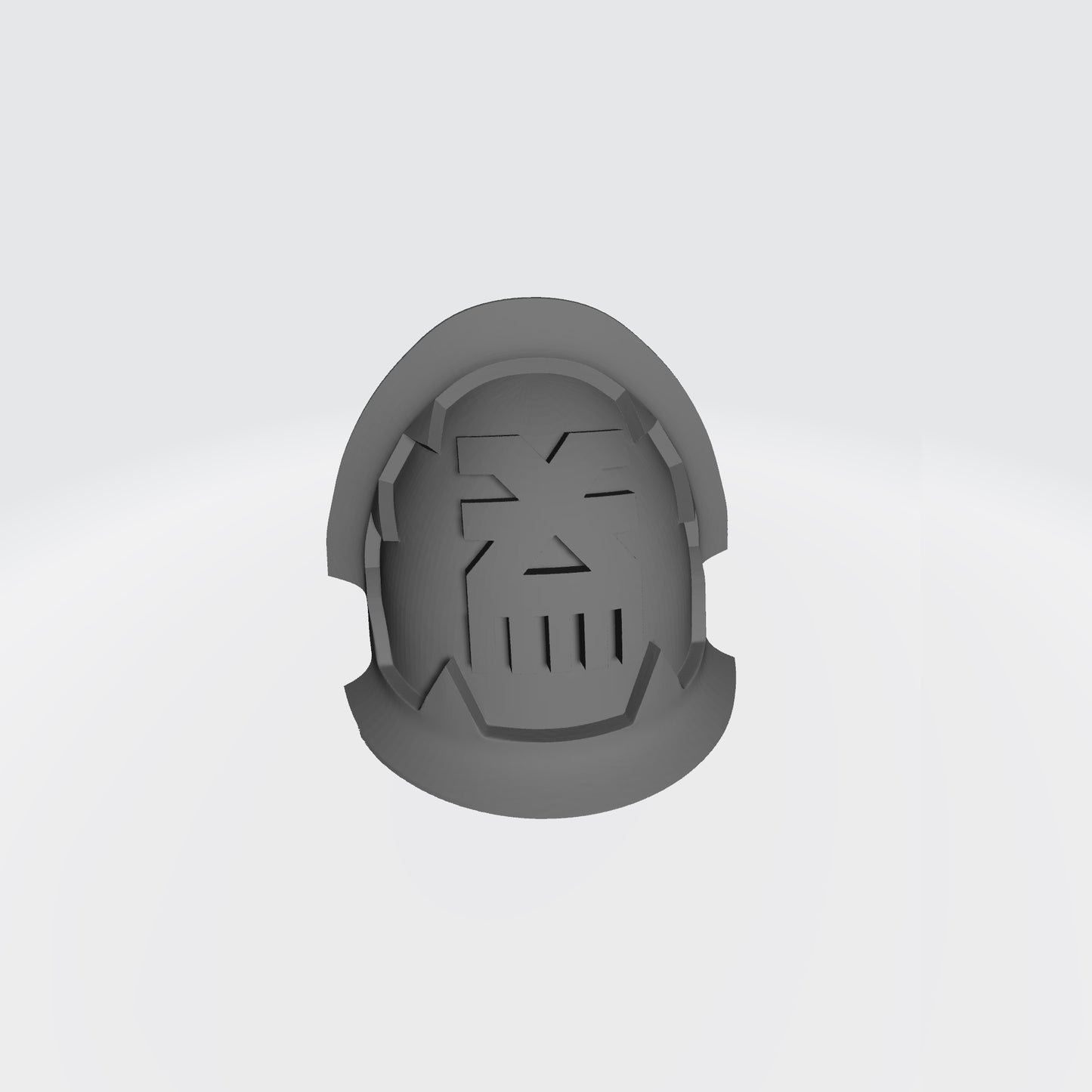 World Eaters Khorne Legions Shoulder Pad MKVII Abhorrent Variant Notched Vambrance Thin Double Compatible with McFarlane Toys Space Marines