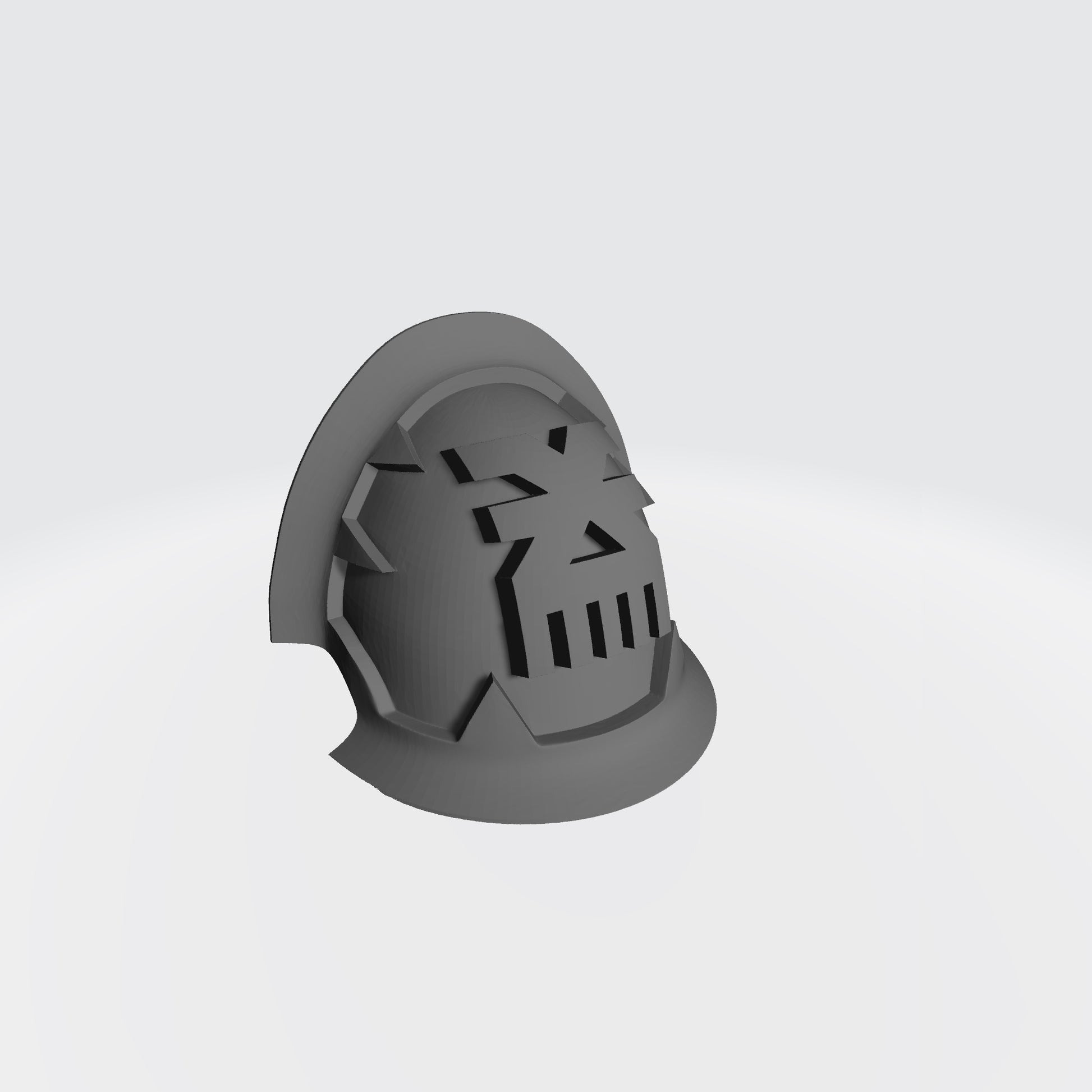 World Eaters Khorne Legions Shoulder Pad MKVII Abhorrent Variant Notched Vambrance Thin Double Compatible with McFarlane Toys Space Marines