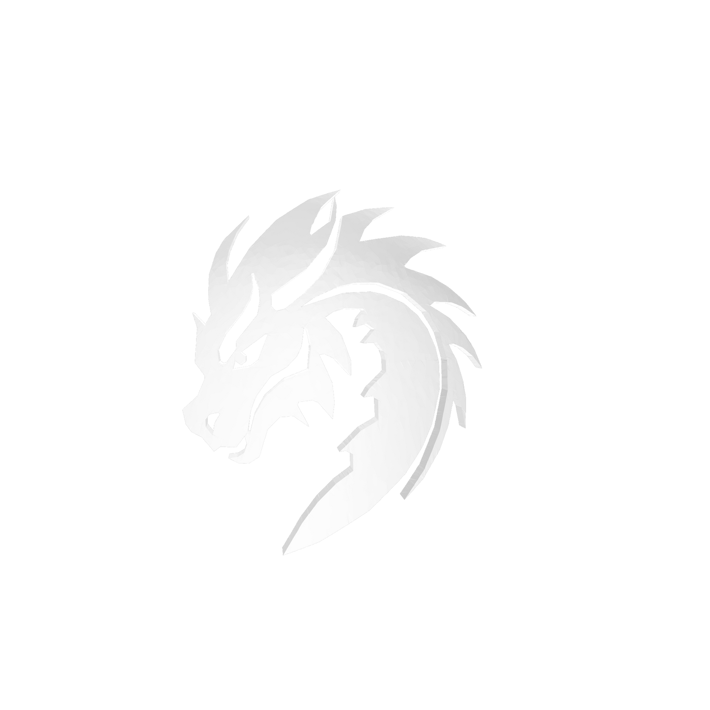 Abyssal Bone Dragon Warrior Order Version B shoulder pad decal resin insignia compatible with McFarlane 7-inch armored action figures