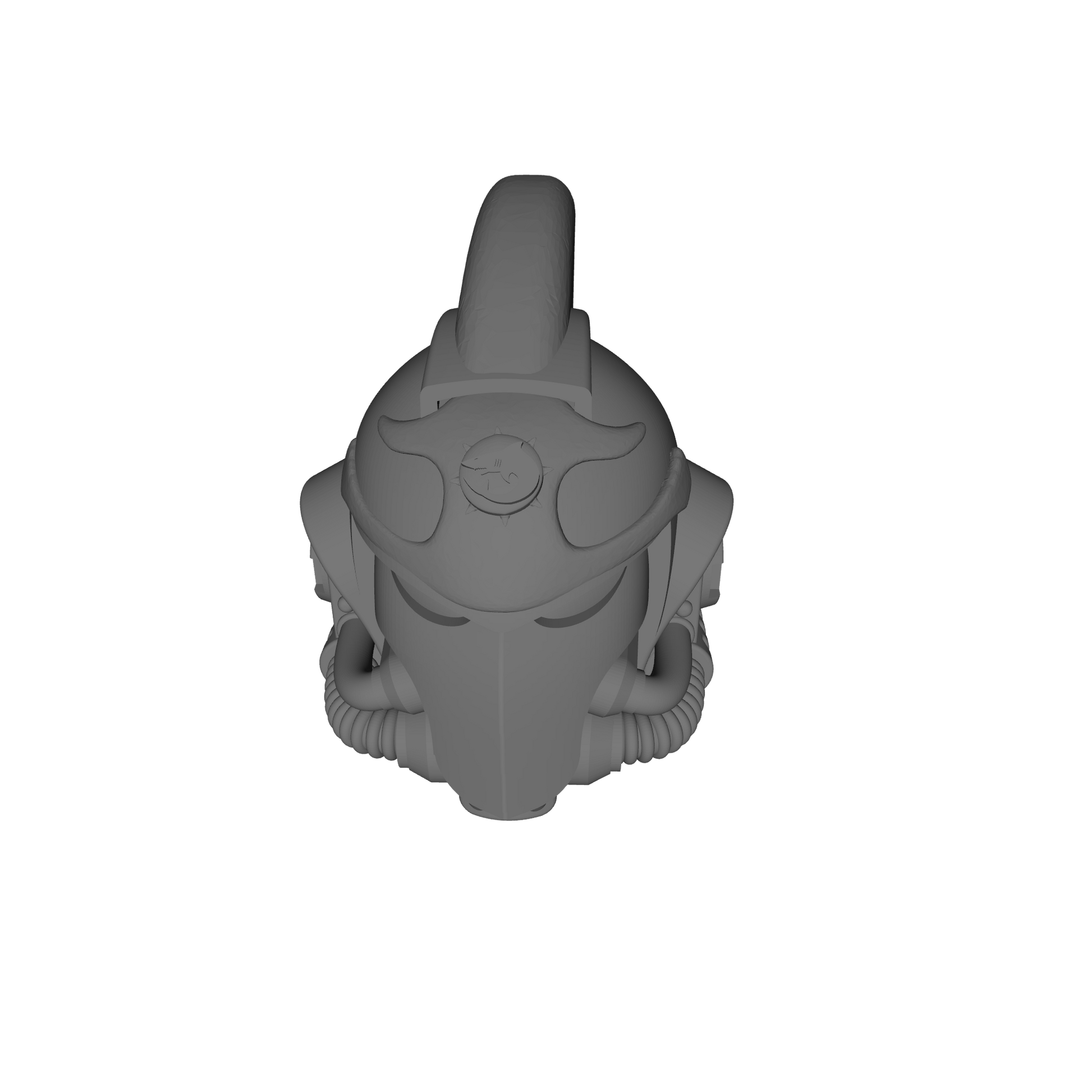 Abyssal Shark Warrior Order G10 Version A resin helmet head swap compatible with McFarlane 7-inch armored action figures