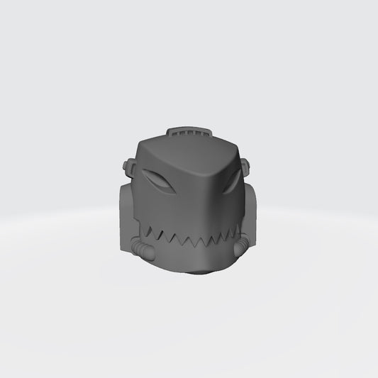 Abyssal Shark Warrior Order resin helmet head swap accessory compatible with McFarlane 7-inch armored action figures