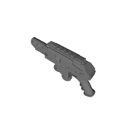 Abyssal Shark Warrior Order Pyre-Flamer resin weapon accessory with shark tooth and skull details compatible with McFarlane 7-inch armored action figures