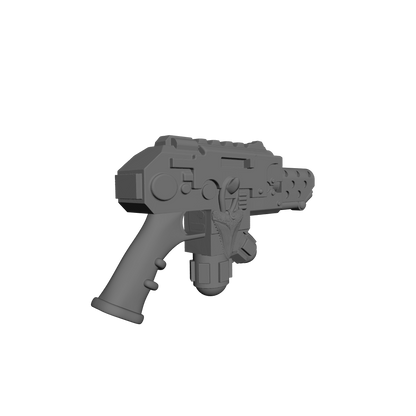 Abyssal Shark Warrior Order Pyre-Flamer resin weapon accessory with shark tooth and skull details compatible with McFarlane 7-inch armored action figures