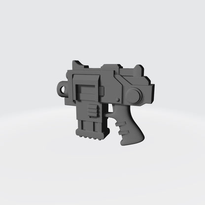 Alien Hunters Warrior Order Sabertooth Strike Pistol Type 4 Left-Handed compatible with McFarlane Toys figures